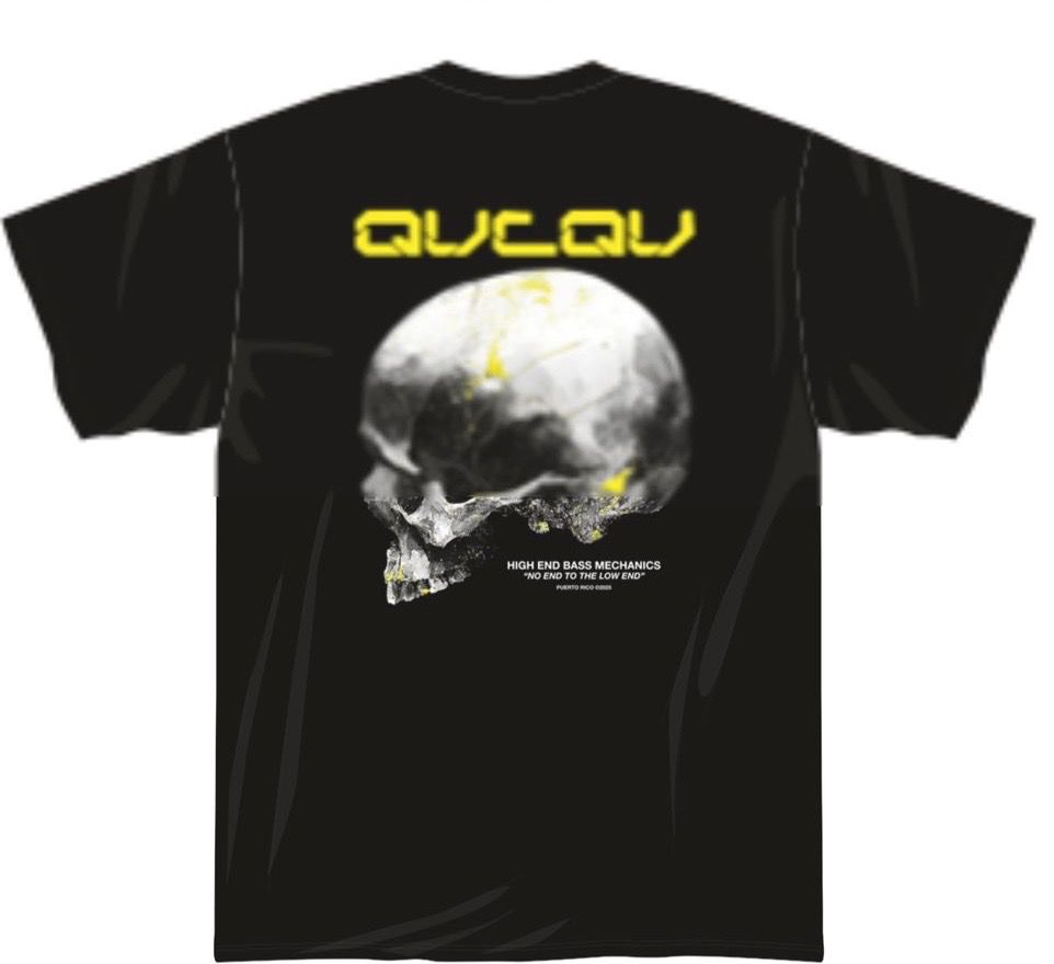 Remera QVLQ amarilla y negra